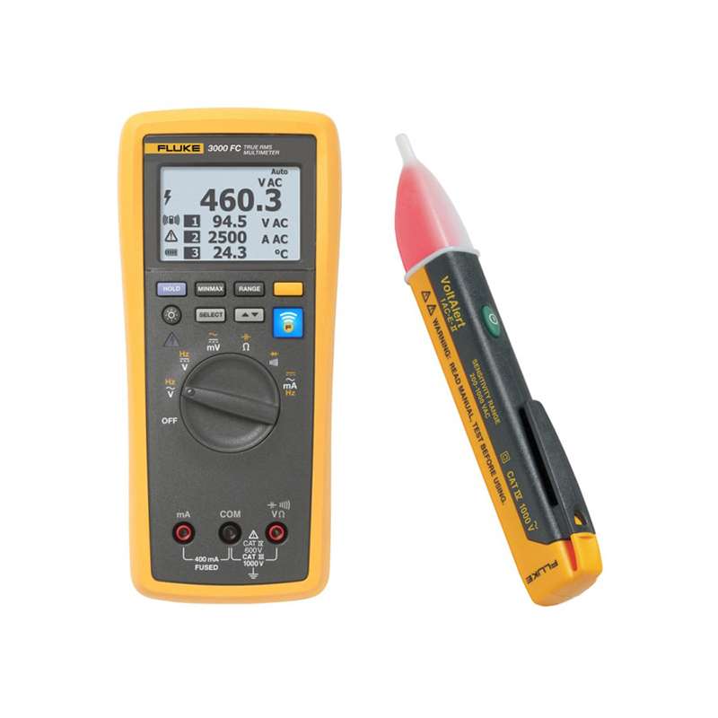 Electricians DMM Voltage Tester and Accessory Kit